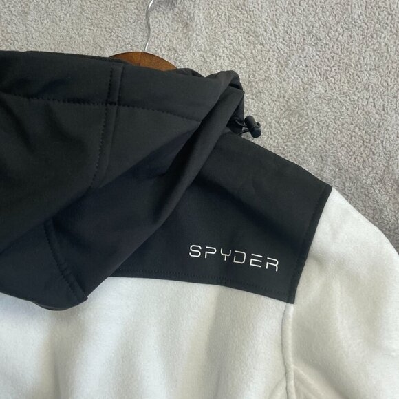 NEW Spyder Women's XS Fleece Polar Jacket Full Zip Hooded - Picture 8 of 9